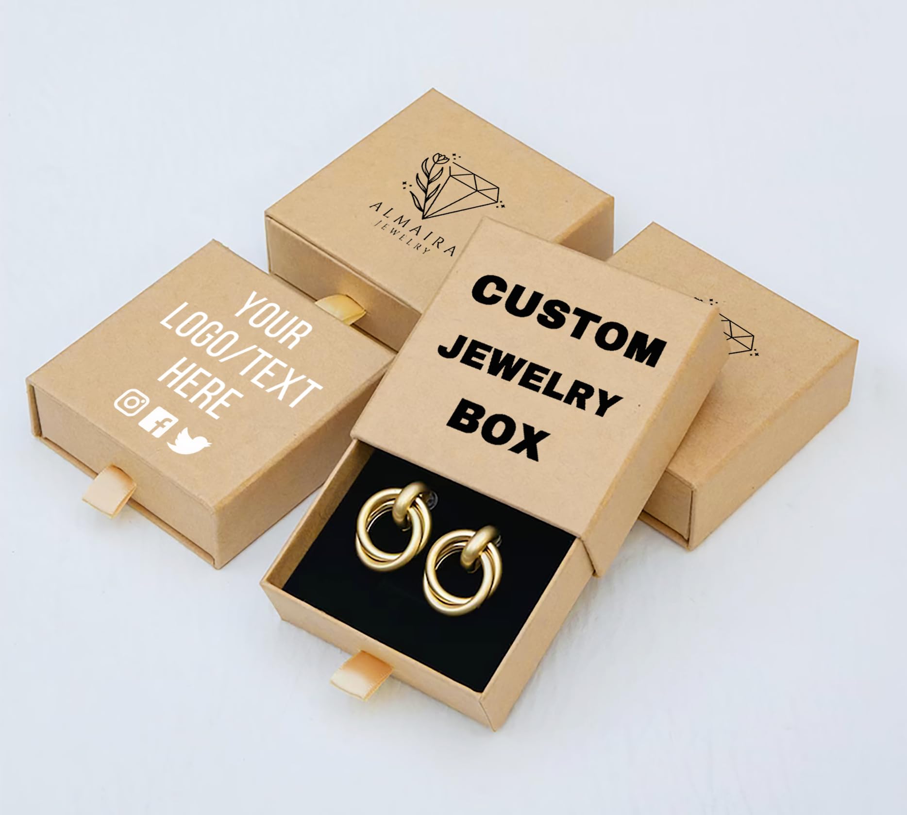 High-Quality Cardboard Jewelry Packaging Boxes for Your Brand