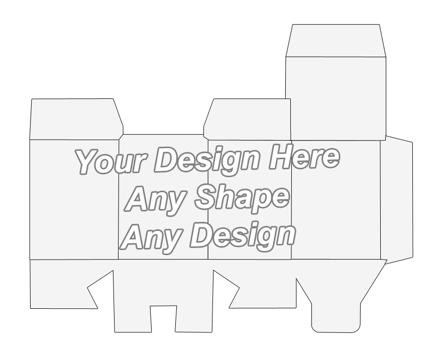 Card Board Die Cut Packaging Boxes