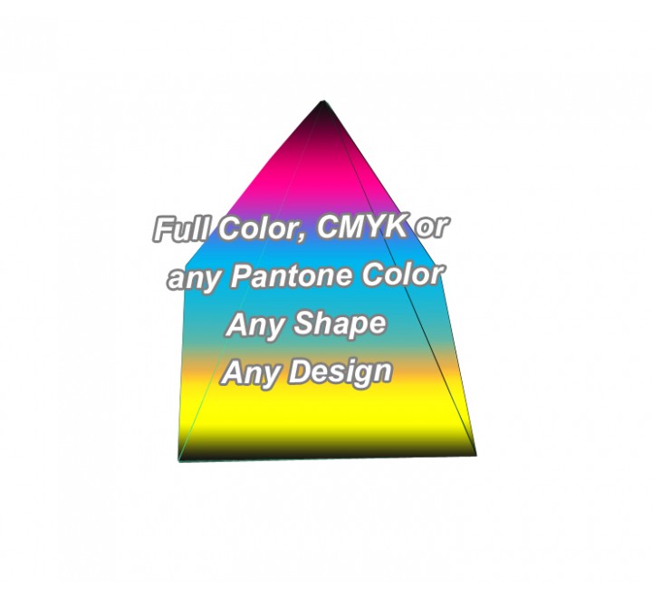 Full Color - Pyramid Shape Boxes