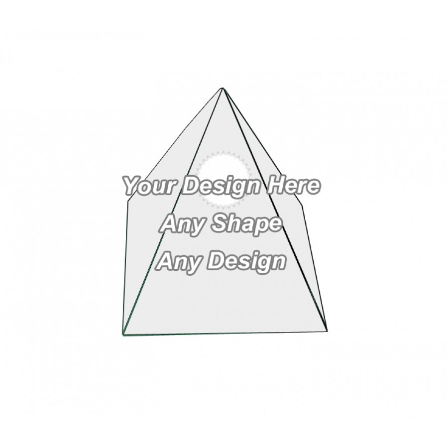 Die Cut - Pyramid Shape Boxes