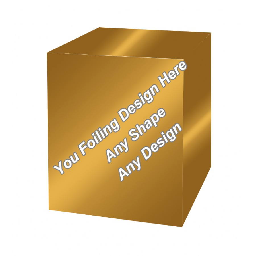 Golden Foiling - Jar Candle Boxes