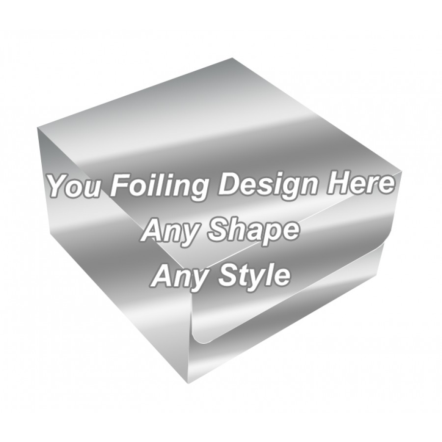 Silver Foiling Final - Tuck End Auto Bottom Cupcake Box