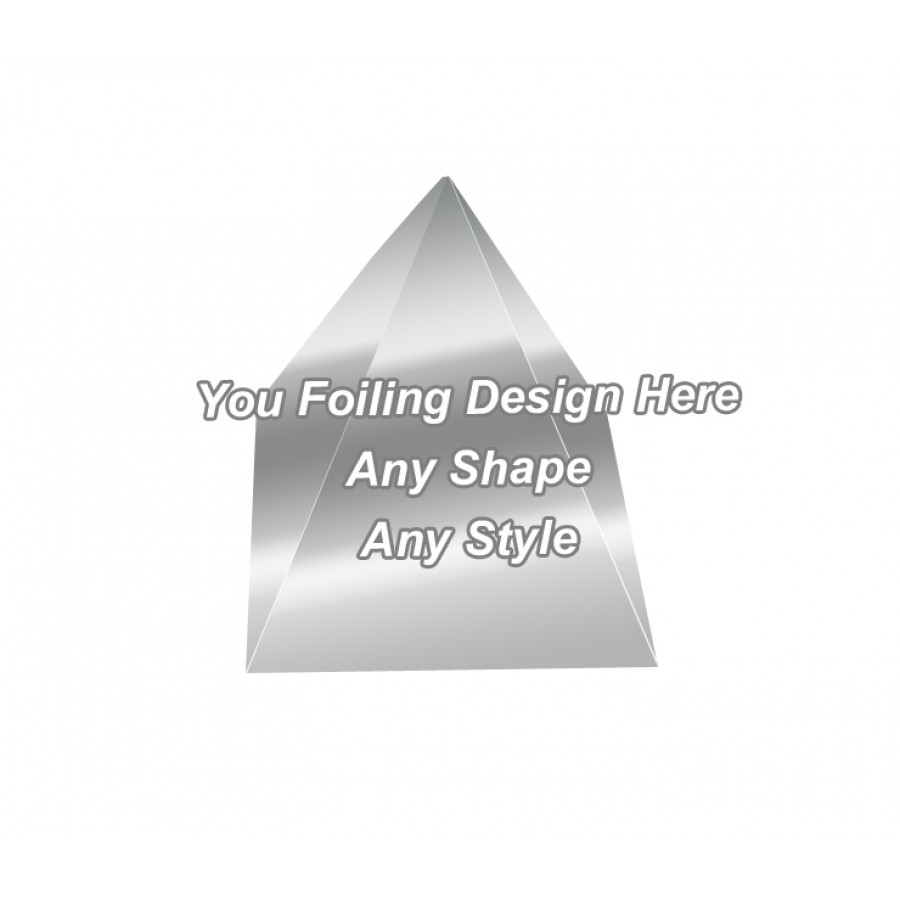 Silver Foiling - Pyramid Shape Boxes
