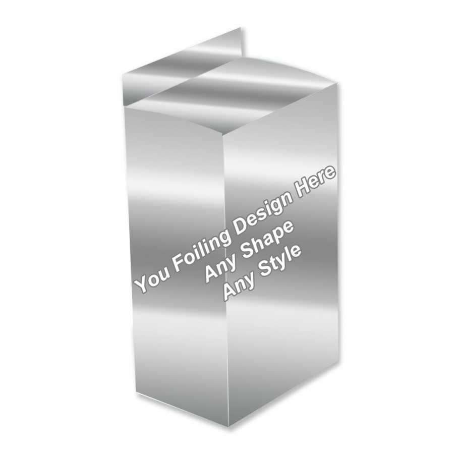 Silver Foiling - Hair Serum Packaging Boxes