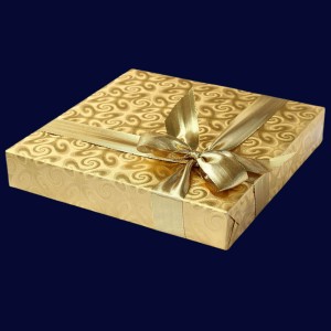 Gold gift packaging boxes
