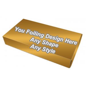 Golden Foiling - Window Packaging Boxes