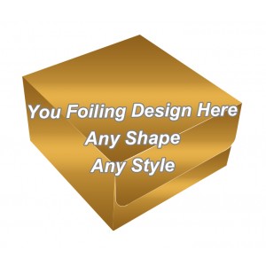 Golden Foiling Final - Tuck End Auto Bottom Cupcake Box