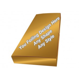 Golden Foiling Foldable Hair Extension Boxes