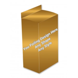 Golden Foiling Energy Saver Packaging Boxes