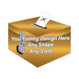 Golden Foiling Ballot Boxes