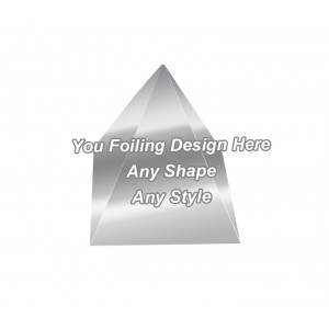 Silver Foiling - Pyramid Shape Boxes