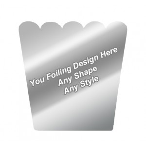 Silver Foiling - Pop Corn Boxes