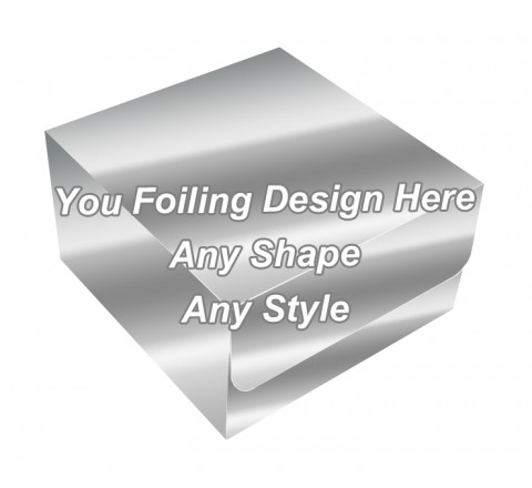 Silver Foiling Final - Tuck End Auto Bottom Cupcake Box