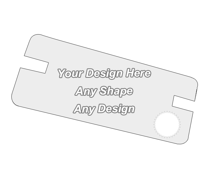 Die Cut Backing Card Printing