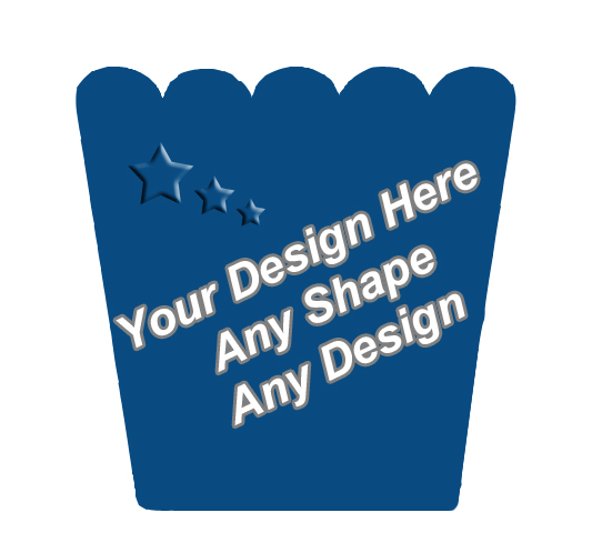 Embossed Pop Corn Boxes