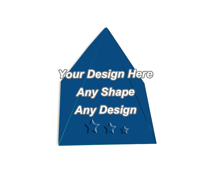 Embossed Pyramid Shape Boxes