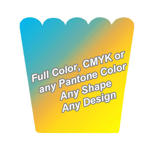 Full Color Pop Corn Boxes