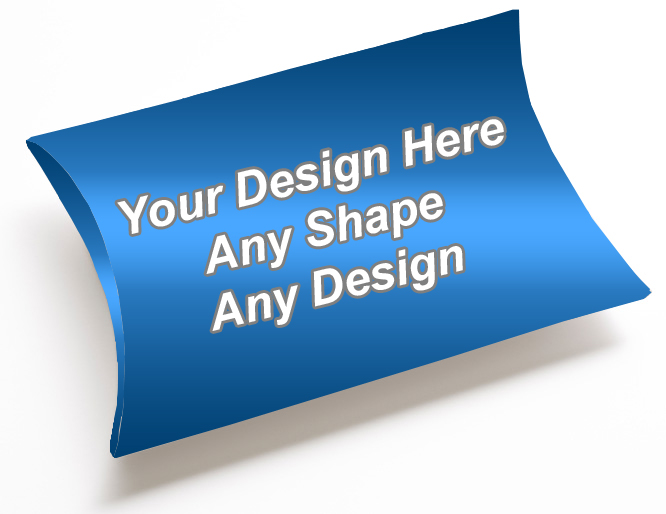Gloss Laminated Pillow Style Packaging Boxes