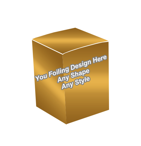Golden Foiling Nail Product Boxes