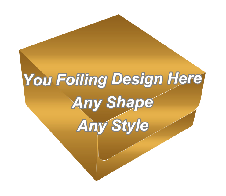 Golden Foiling Final Tuck End Auto Bottom Cupcake Box