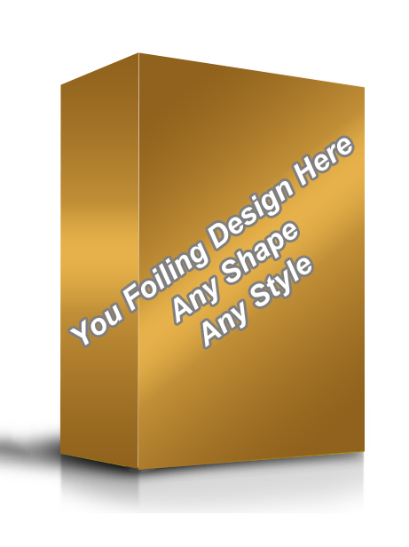 Golden Foiling Product Packaging Boxes