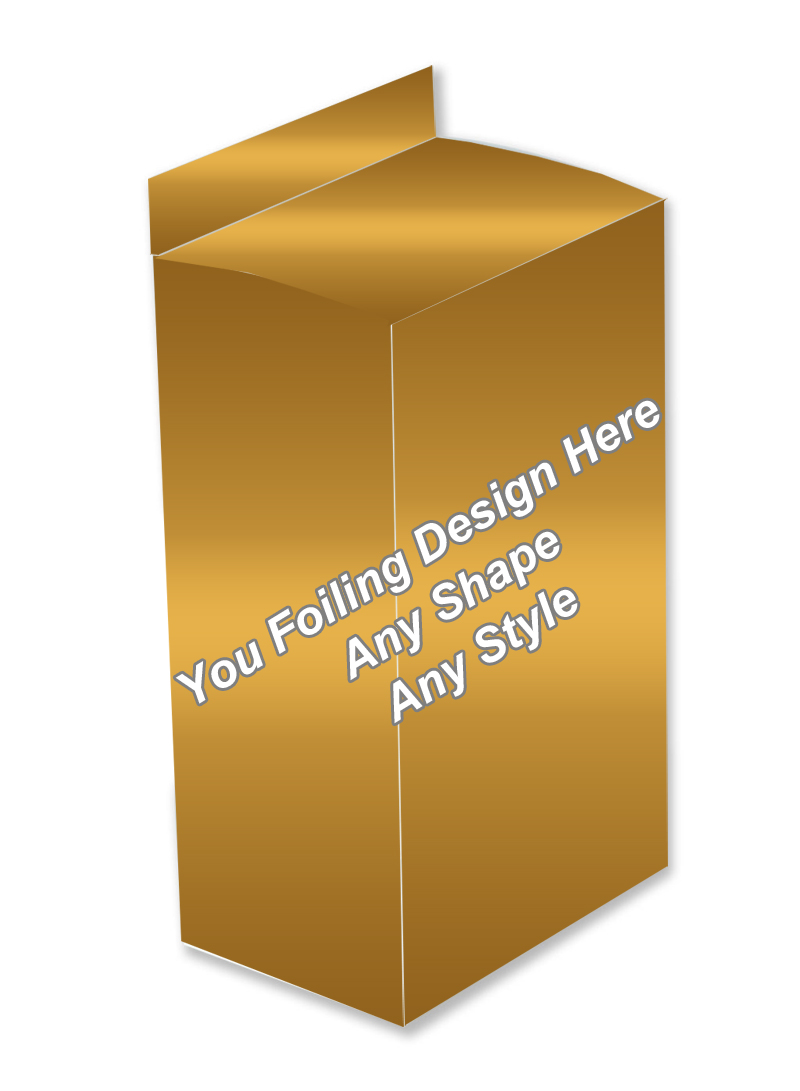 Golden Foiling Five Panel Hanger Boxes