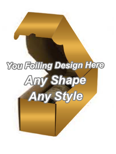 Golden Foiling Bottles Packaging Boxes