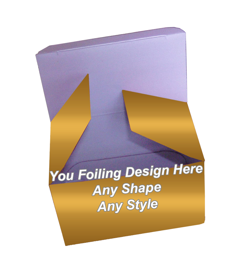 Golden Foiling Folding Packaging Boxes
