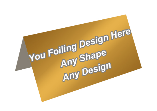 Golden Foiling Header Card Packaging