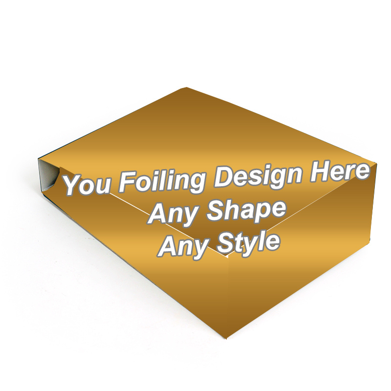 Golden Foiling Gable Bag Packaging