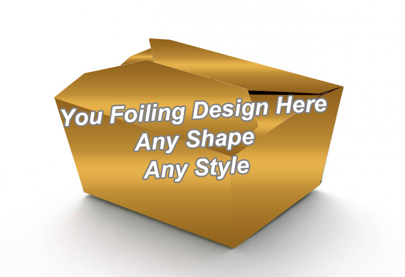 Golden Foiling Food Packaging Boxes