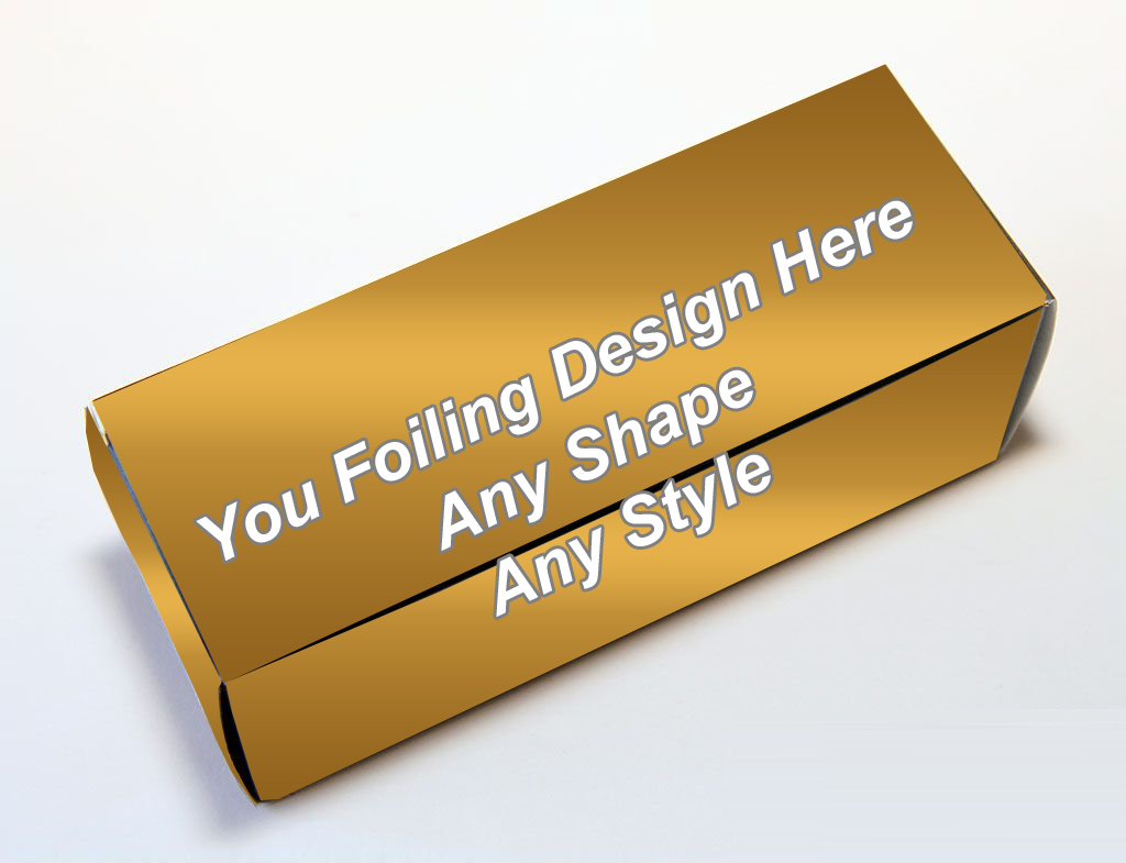 Golden Foiling Foundation Packaging Boxes