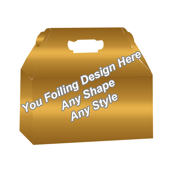 Golden Foiling Window Gable Boxes