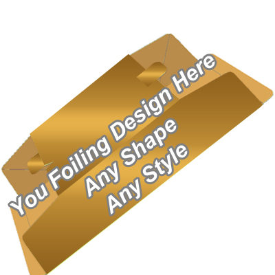 Golden Foiling Candy Boxes Tuck End Boxes