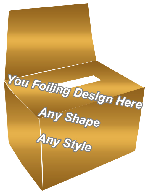 Golden Foiling Bandage Packaging Boxes