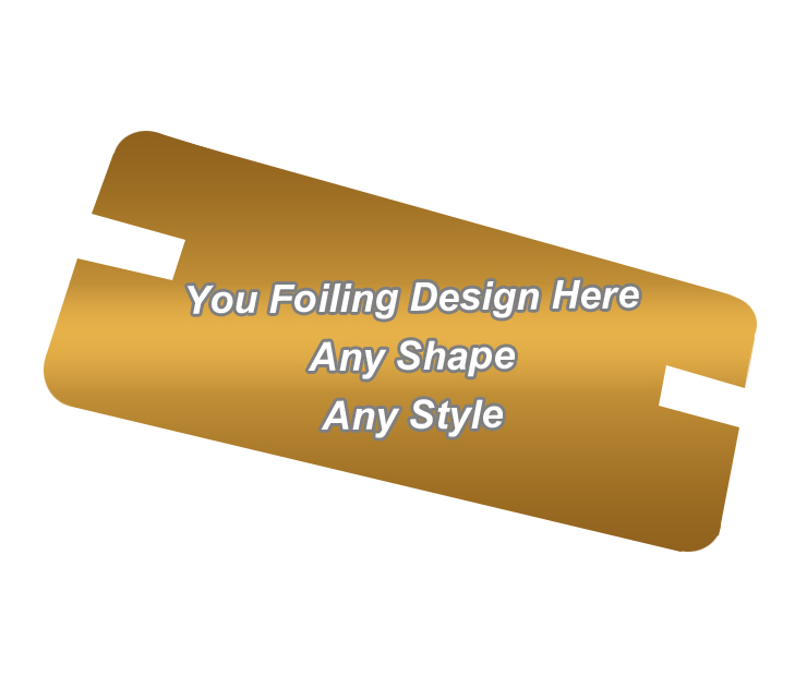 Golden Foiling Backing Card Printing