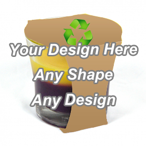 Recycled Cup Jar Sleeve Packaging