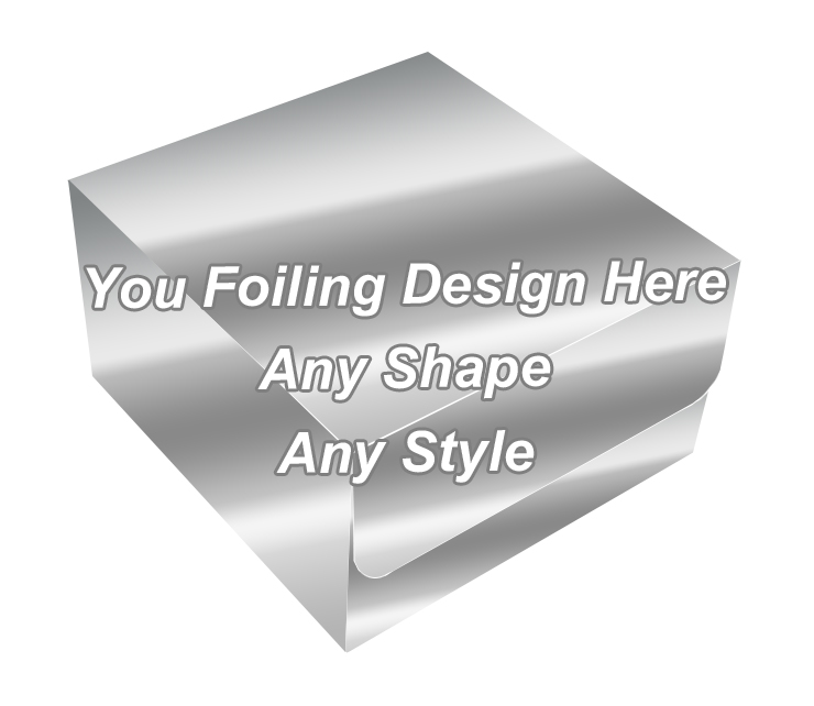 Silver Foiling Thread Packaging Boxes