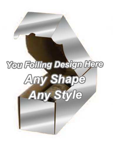 Silver Foiling Bottles Packaging Boxes