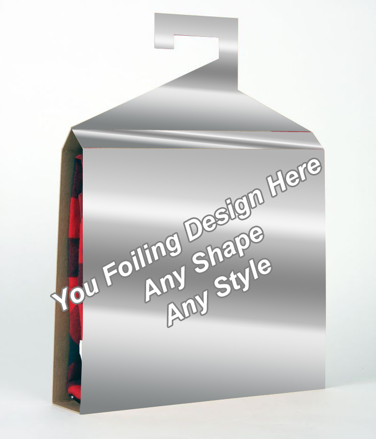 Silver Foiling Shirt Packaging Box