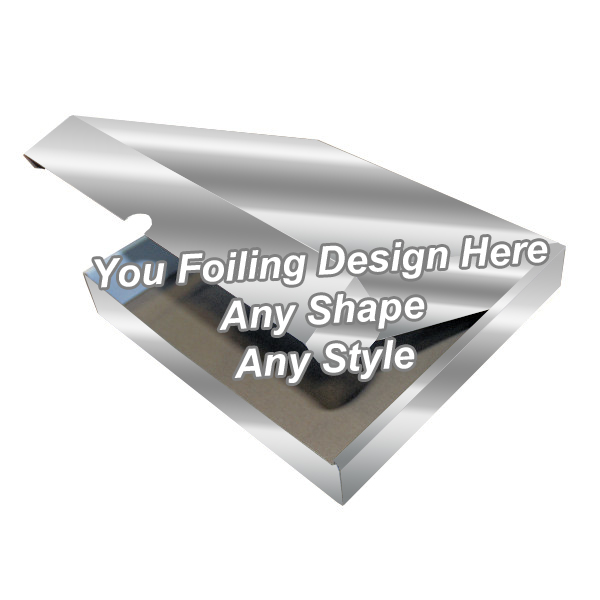 Silver Foiling Flap Packaging Boxes