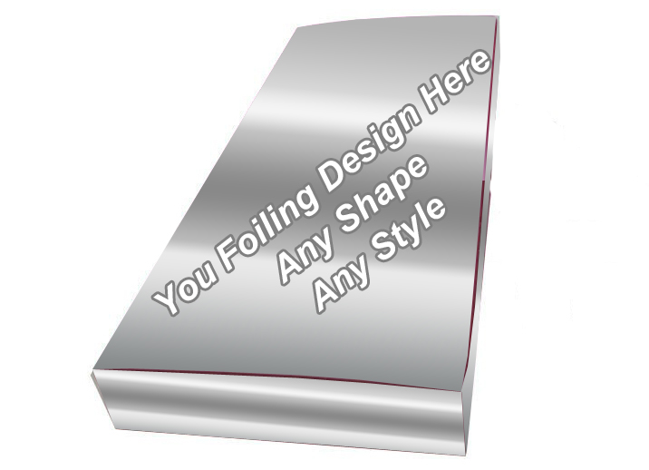 Silver Foiling Foldable Hair Extension Boxes