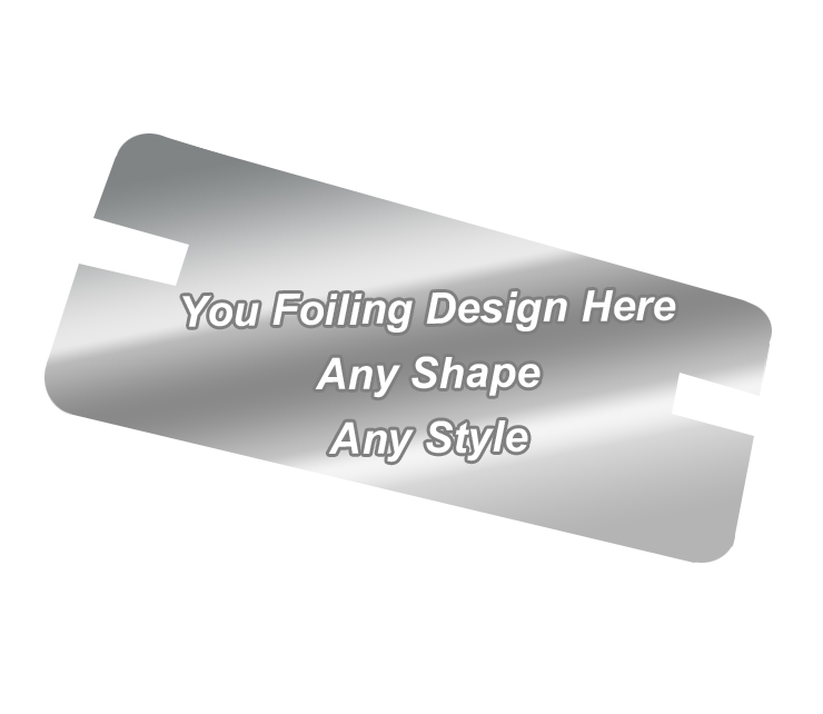  Silver Foiling Backing Card Printing