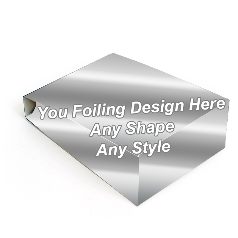 Silver Foiling Gable Bag Packaging