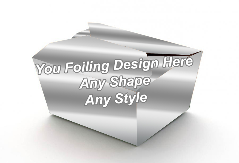Silver Foiling Food Packaging Boxes