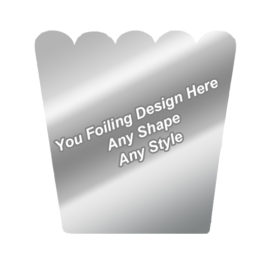 Silver Foiling Pop Corn Boxes