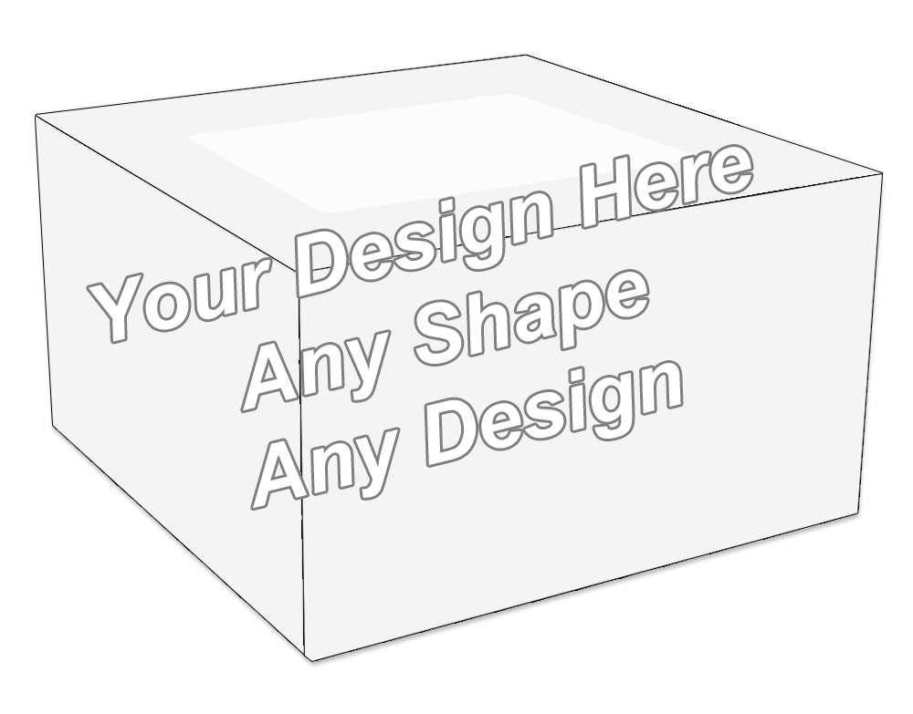 window Cake Bakery Packaging Box