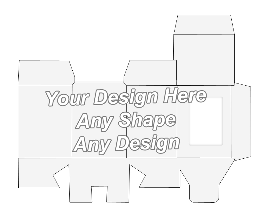 window Die Cut Packaging Boxes