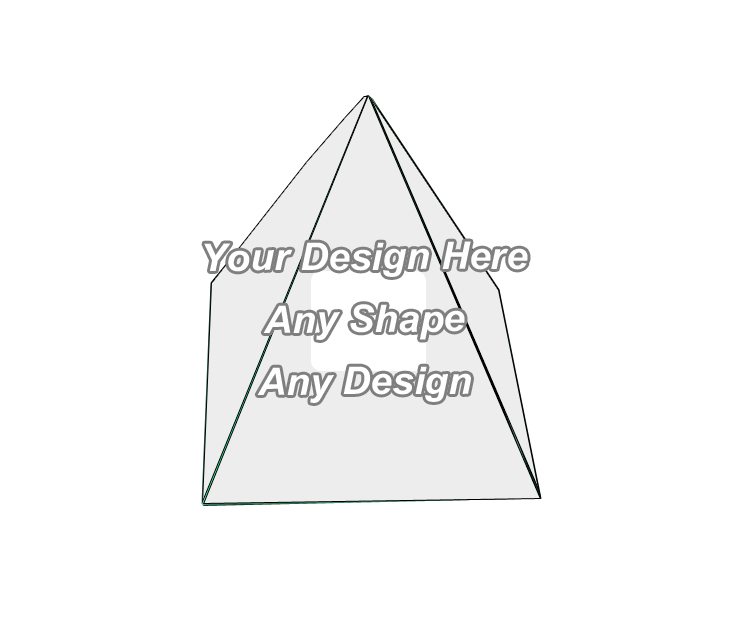 Window Pyramid Shape Boxes