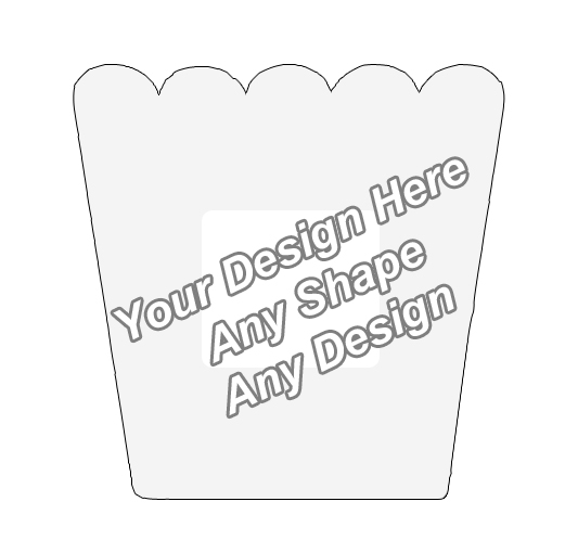 Window Pop Corn Boxes